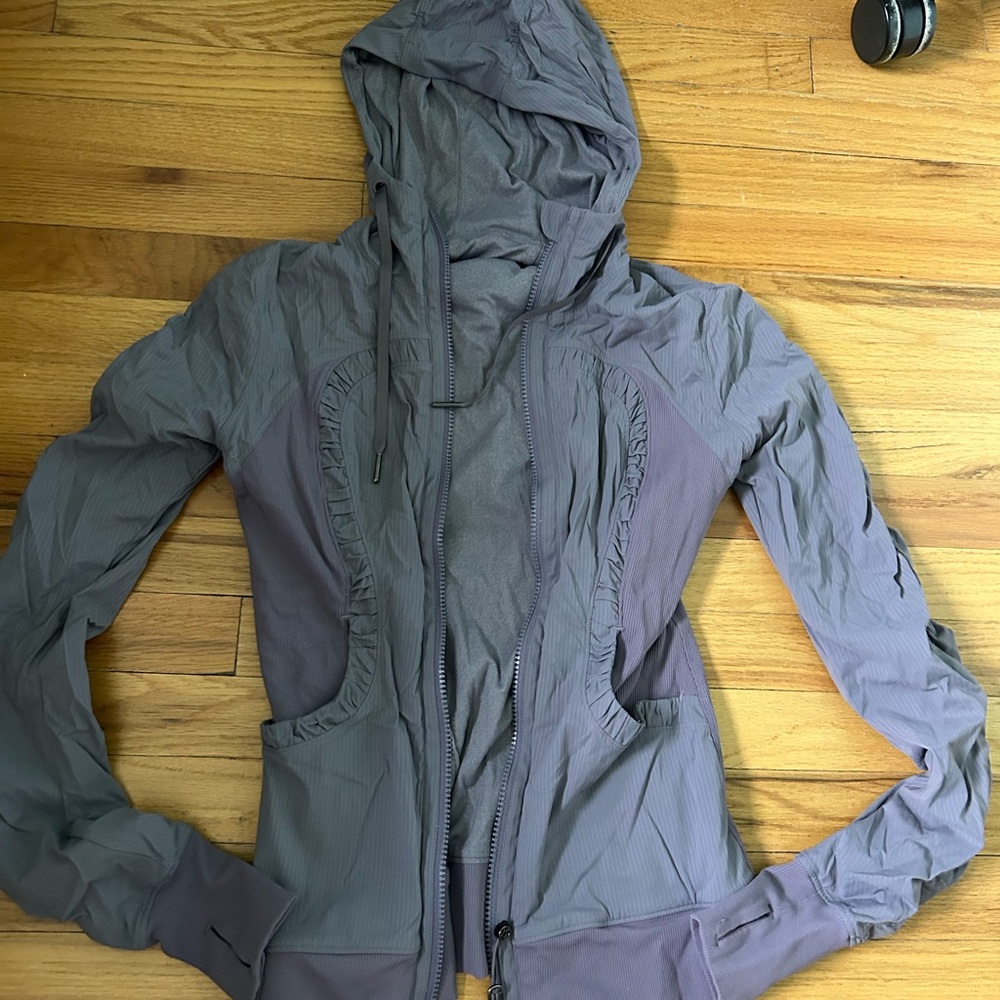 Women's Lululemon Lavender Purple Dance Studio Reversible Hooded Jacket